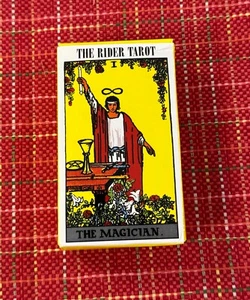 THE ORIGINAL RIDER TAROT DECK THE MAGICIAN WAITE 78 CARD FULL SET INSTRUCTION - Picture 1 of 4