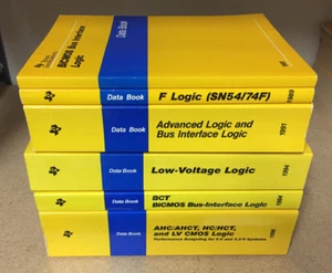 Data Book = Texas Instruments Semiconductor Set of Six CMOS & Bus Logic = Lot - Picture 1 of 13