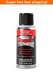 New - Hosa D100S-2 CAIG DeoxIT Contact Cleaner, 100% Spray, 2 oz - Picture 1 of 5