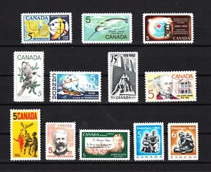 Canada 1968 = Complete Year Collection = UNITRADE 478-489 MNH - Picture 1 of 1
