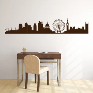 London City Skyline UK Cityscape Wall Sticker WS-19496 - Picture 1 of 13