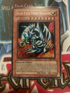Asian English Blue-Eyes Toon Dragon MRL-000 Magic Ruler 1st Edition LP - Bild 1 von 8