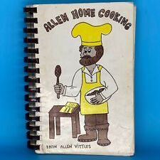 Allen Home Cooking Spiral Cookbook Eatin Allen Vittles Ethan Allen School PTA CA