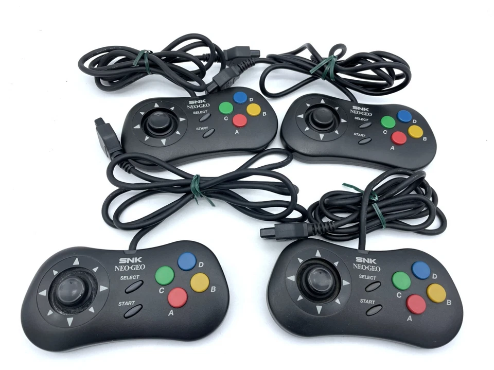 Neo Geo Controller Pads x4 SNK para AES CDZ JUNK Precisa de reparo do JAPÃO - Imagem 1 de 4