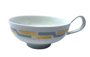 Taza con patas de repuesto vintage Iroquesa Herencia China ORO GRIEGO - Imagen 1 de 9