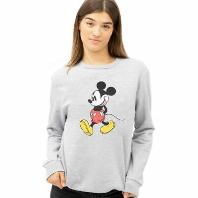 Official Disney Ladies Mickey Mouse Strides Sweatshirt Grey  S - XL • 21.54€