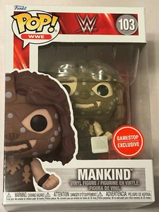 Figura Vinilo Funko Pop WWE Mankind #103 - Exclusivo GameStop NUEVO con Protector - Imagen 1 de 7
