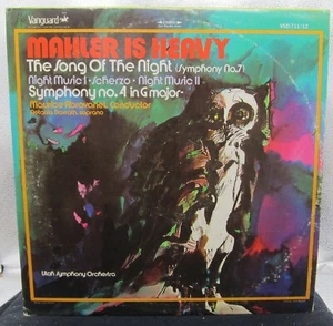 Mahler is Heavy - Maurice Abravanal, Utah Symphony - Vanguard 1971 2 LP Set - Picture 1 of 6