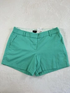 Pantalones cortos para mujer J CREW verdes talla 6 nuevos con etiquetas - Imagen 1 de 11
