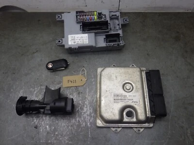 Fiat 500 2010 Lock Set ECU Fuse Box Ignition Barrel 51892334 F431 - Image 1 of 4