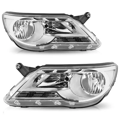 Faros halógenos izquierda+derecha para Volkswagen Tiguan SUV 2009-2011 09-11 Foto 1 de 4
