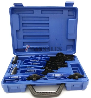 11pc SNAP RING PLIERS Set Mechanics Circlips Auto Tool Internal External Pliers - Image 1 of 2
