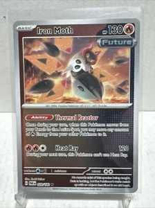Pokemon Paradox Rift NON Holo Rare Iron Moth - 028/182 - DECK EXCLUSIVE - Picture 1 of 2