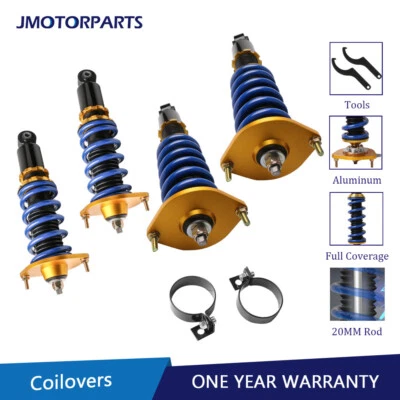 4PCS Full Coilovers For 1990-05 Mazda Miata 1996-98 NA NB MX5 Adjustable  Height - Image 1 of 4