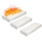3X Ceramic Wool Sponge Cotton Pads Firplace Firebox Safety Bio Fire 1206 ?? Kit