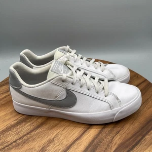 Nike Court Royale AC LT Shoes Mens Size 9.5 White Smoke Gray Casual Comfort - Picture 1 of 8