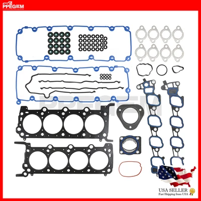 Fit 2009-2014 Ford E-150 E-250 E-350 Super Duty 5.4L SOHC V8 16V Head Gasket Set Foto 1 de 4