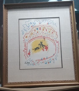 PABLO PICASSO "LE PETIT CORRIDA" - Litografia - Foto 1 di 4