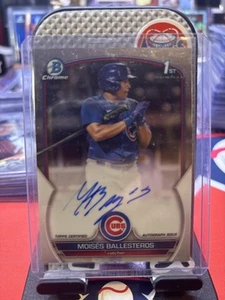 Bowman 2023 cuccioli cromati Moisés Ballesteros autografi acqua - Foto 1 di 1