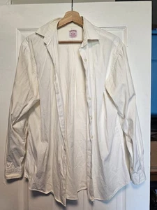 Camisa de vestir blanca manga larga Brooks Brothers talla 10 - Imagen 1 de 6