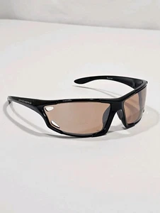 Vintage Optic Nerve Quazeye Sonnenbrille Radfahren Laufen belüftete Gläser mit Seitenschutz - Bild 1 von 10