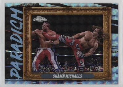 2025 Topps Chrome WWE Paradigm Aqua Geometric Refractor /125 Shawn Michaels - Image 1 of 2