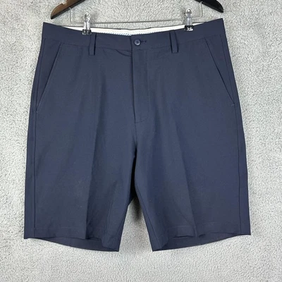 Shorts FootJoy masculino 36 azul marinho golfe desempenho elástico leve rugby masculino - Imagem 1 de 4