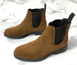 Anthropologie Damengröße 7 EU37 Jacinta braune Wildleder Chelsea Stiefeletten - Bild 1 von 16