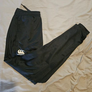 Canterbury Pantaloni Uomo Nero Rugby Pista Pantaloni Jogging Taglia M 30" Vita 30" - Foto 1 di 6