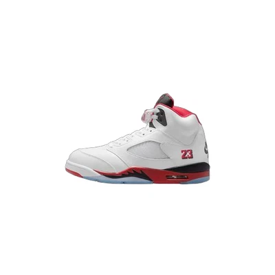 [HQ7978-101] Air Jordan Retro 5 para hombre - 'Fire Red Black Tounge' Foto 1 de 4