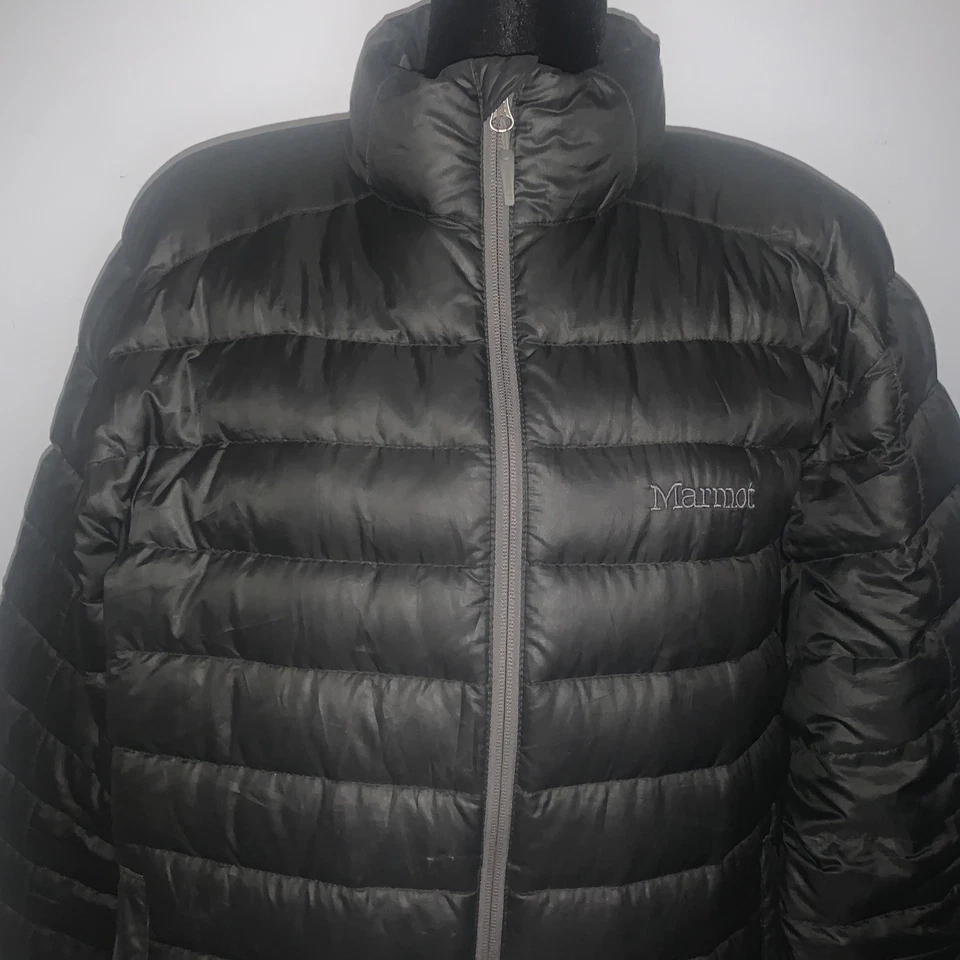Chaqueta de plumón de ganso Marmot grande negra 700 Fill para mujer Foto 1 de 4