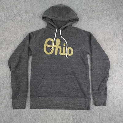 Sudadera con Capucha Ohio State Buckeyes Para Hombre Mediana Dorado Guión Homenaje Campeones Nacionales Foto 1 de 4