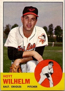 1963 Topps HOYT WILHELM Baltimore Orioles #108 EX Condition - Picture 1 of 2