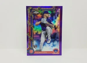 2025 Topps Holiday #HC140 Cade Horton, Cubs (RC) Chrome Purple Refractor 251/299 - Bild 1 von 2