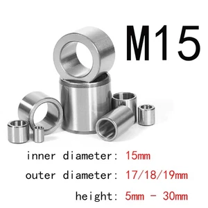 15 mm Innendurchmesser 17 m 18 mm 19 mm Außendurchmesser Lager Stahlhülse Hohl Rundwelle Hülsen Buchse - Bild 1 von 4