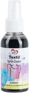 Textil-Sprühfarbe 100 ml schwarz | Hochpigmentierte Farben für helle Textilien - Bild 1 von 1