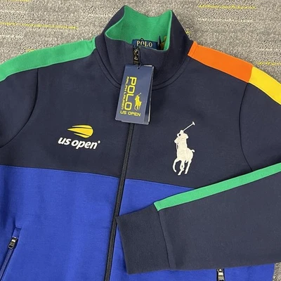Polo Ralph Lauren US Open 2024 Ball Crew Double Knit Tennis Jacket Womens Small - Image 1 of 4