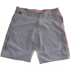 Pantalones Cortos Wrangler Para Hombre 36 Performance Cremallera Carga Calce Relajado Gris 10" - Imagen 1 de 5