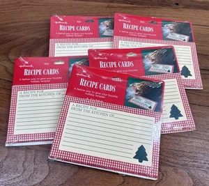 Vintage Hallmark Weihnachten Urlaub Rezeptkarten Set 40 Karten Versiegelt Neu - Bild 1 von 3