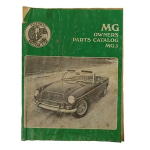 Victoria British Ltd MG Owners Parts Catalog MG.1 July 1984 First Printing - Picture 1 of 12