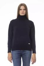 Baldinini Trend Blue Wool Sweater