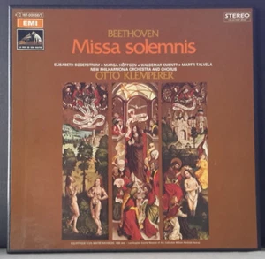 HMV C167-00056/7 BEETHOVEN - MISSA SOLEMNIS KLEMPERER SODERSTROM HOFFGEN FRANCH - Picture 1 of 5