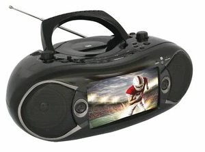 NAXA Electronics NDL-287 7-inch LCD Screen Bluetooth DVD Boombox & TV - Picture 1 of 5