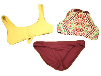 Lote de traje de baño bikini BECCA Rebecca Virtue para mujer talla M/L mezcla y combina playa Foto 1 de 4