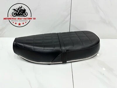 Honda C70 Passport 70 Seat 1980-1981 Seat Black Model C70 Passport 1980-1981 New - Image 1 of 4