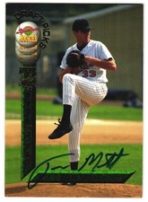 Tom Mott Autograph 1994 Signature Rookies Draft Picks Card #74