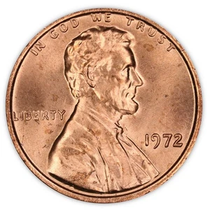 1972 Lincoln Cent- Doubled Die Obverse FS-107 DDO-007 ANACS MS 63 RED - Picture 1 of 3