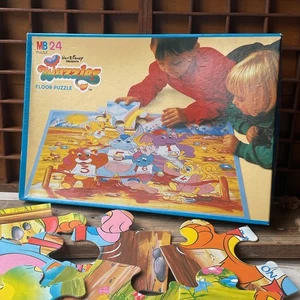 Vintage Wuzzles 24 Piece Floor Jigsaw Puzzle Walt Disney MB Games 1983 - Picture 1 of 15