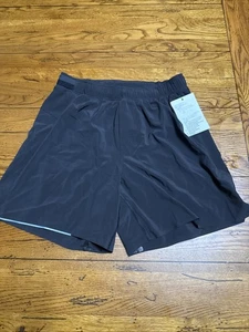NUEVO Pantalón Corto Lululemon Surge 6” Forrado Talla Med. Negro s90 - Imagen 1 de 10