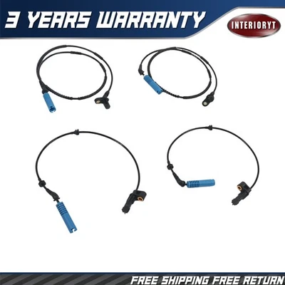 Sensor de velocidad de rueda delantera trasera izquierda+derecha ABS de 4* para BMW 325CI 325I 330CI 330I M3 Foto 1 de 4